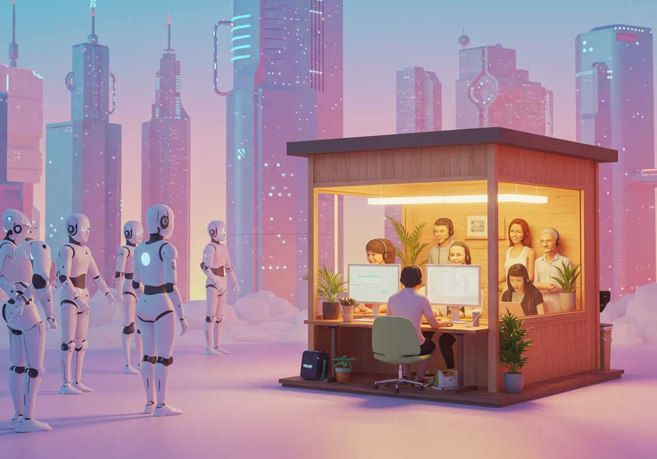 The resurgence of human chat agents in an AI-dominated customer service landscape, and the importance of keeping a human in the loop cover